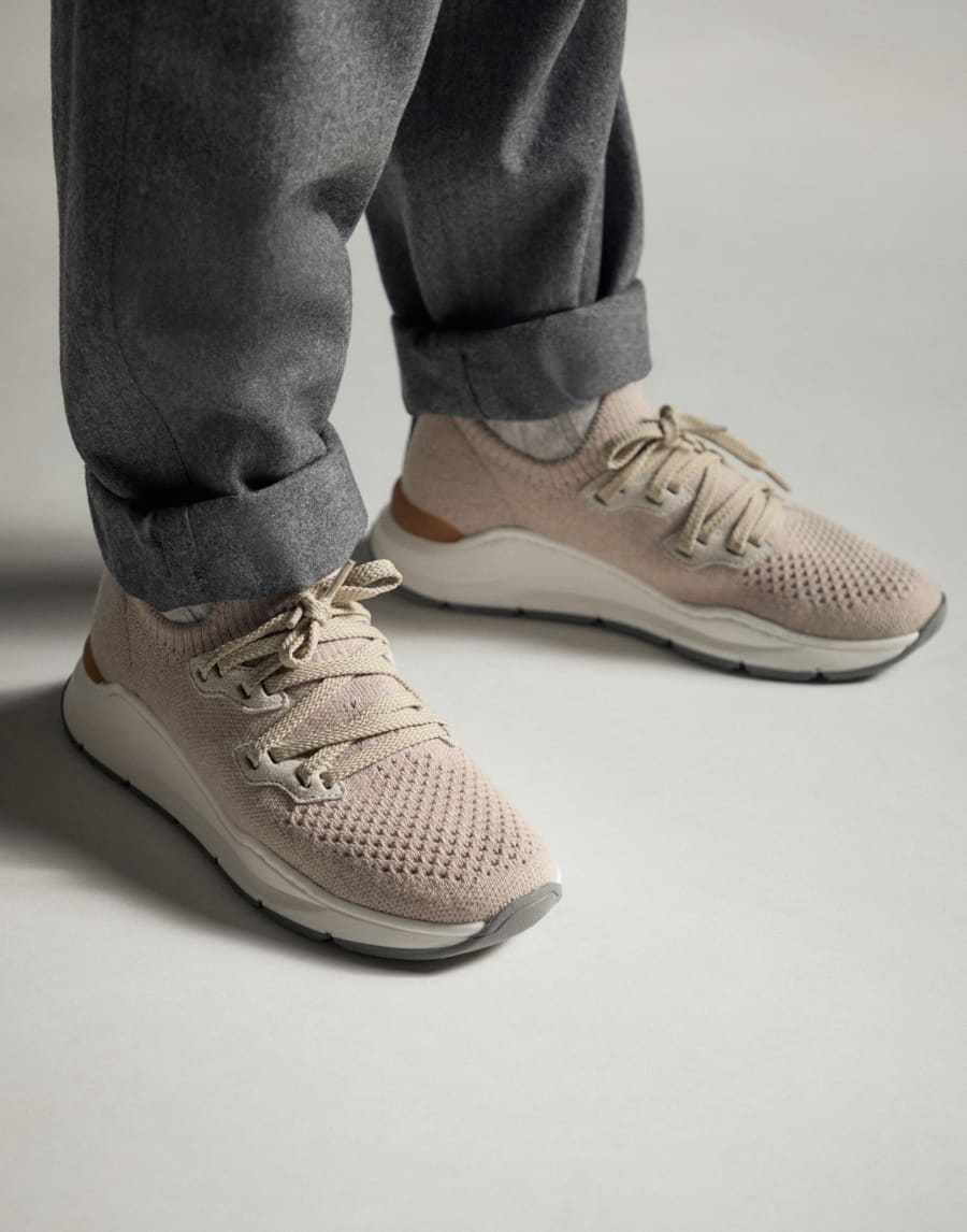 Knit runners Beige Boys - Brunello Cucinelli