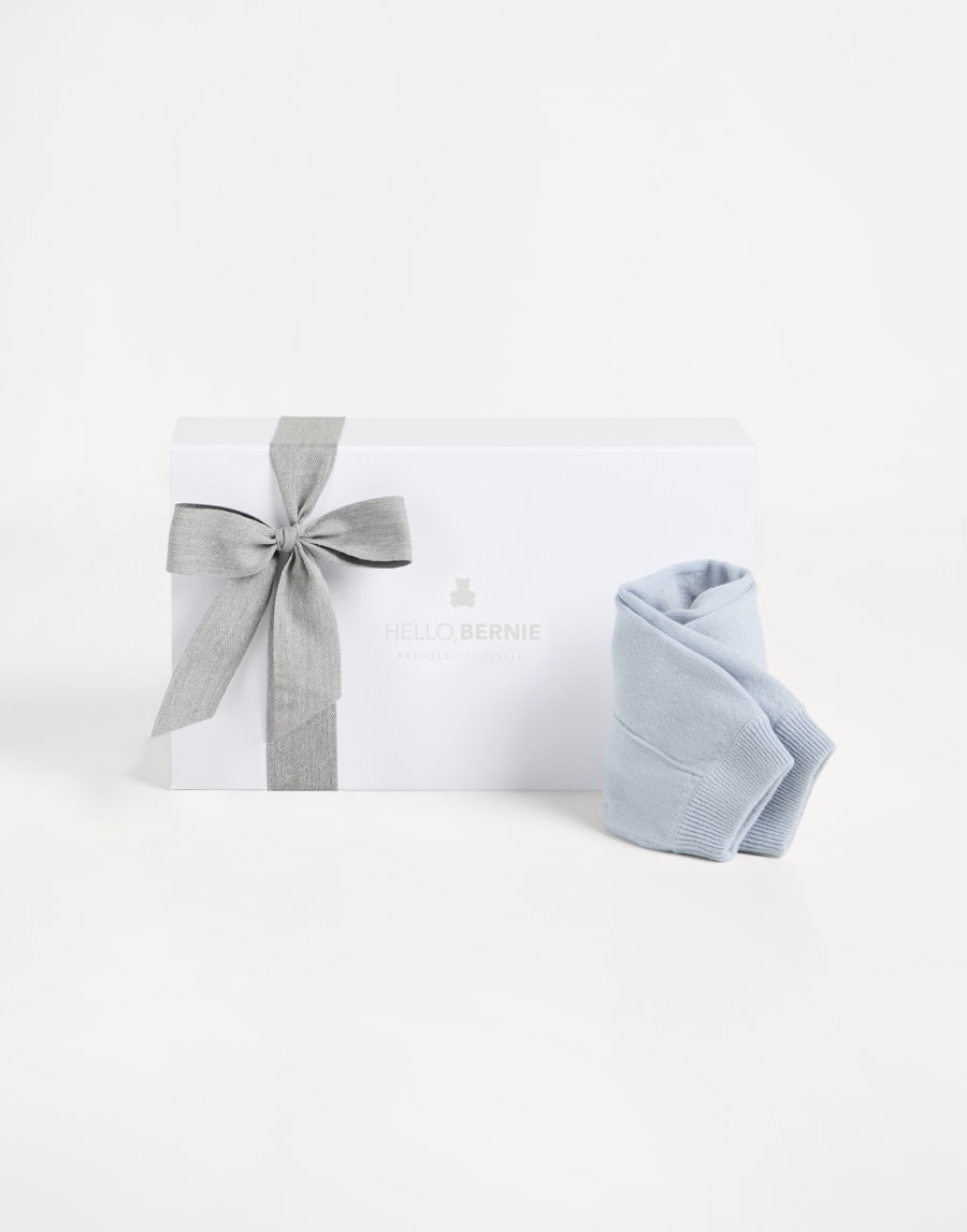 Baby Bernie cashmere trousers Sky Blue Baby - Brunello Cucinelli