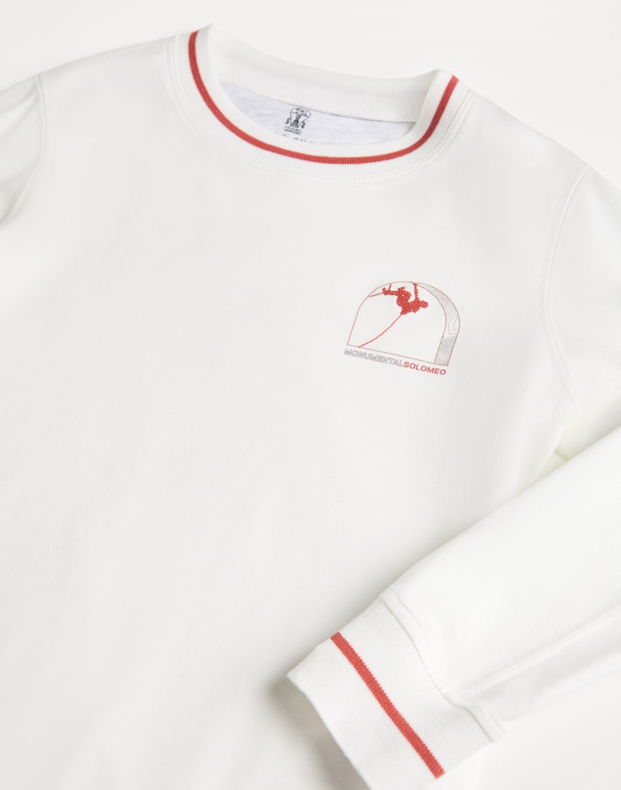 Long sleeve T-shirt White Boys - Brunello Cucinelli