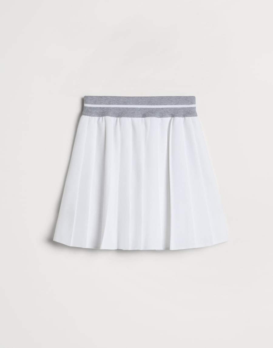 Poplin skirt White Girls - Brunello Cucinelli