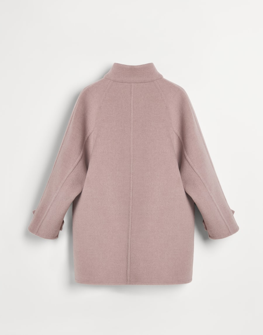 Manteau en drap double orné de Monile Rose Fille - Brunello Cucinelli