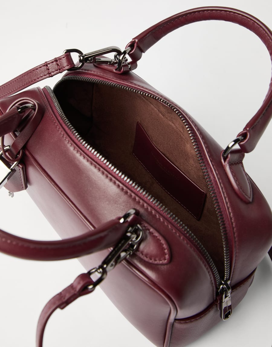 Сумка Boston Explorer из наппы Рубиновый Женщина - Brunello Cucinelli