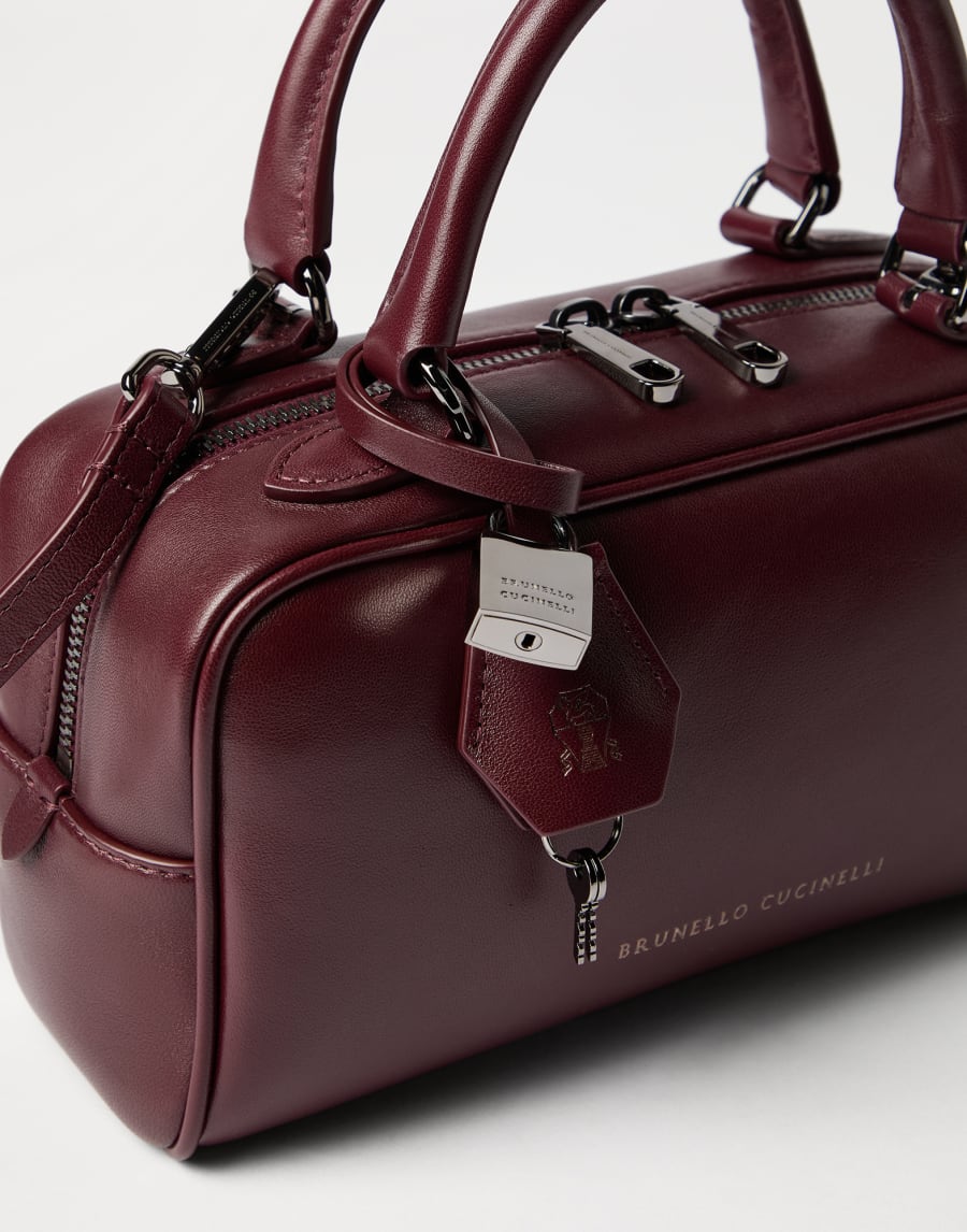 Nappa Boston Explorer bag Ruby Woman - Brunello Cucinelli