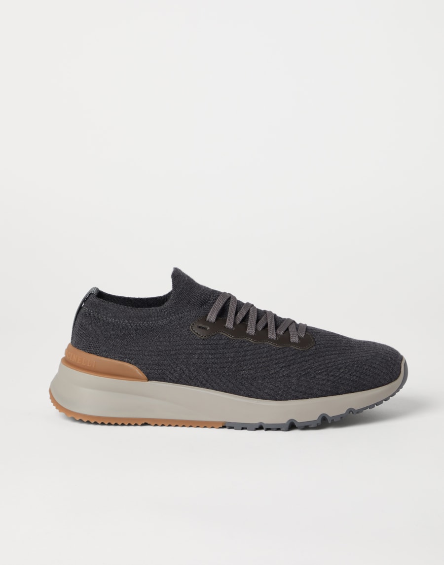 Knit runners Anthracite Man - Brunello Cucinelli