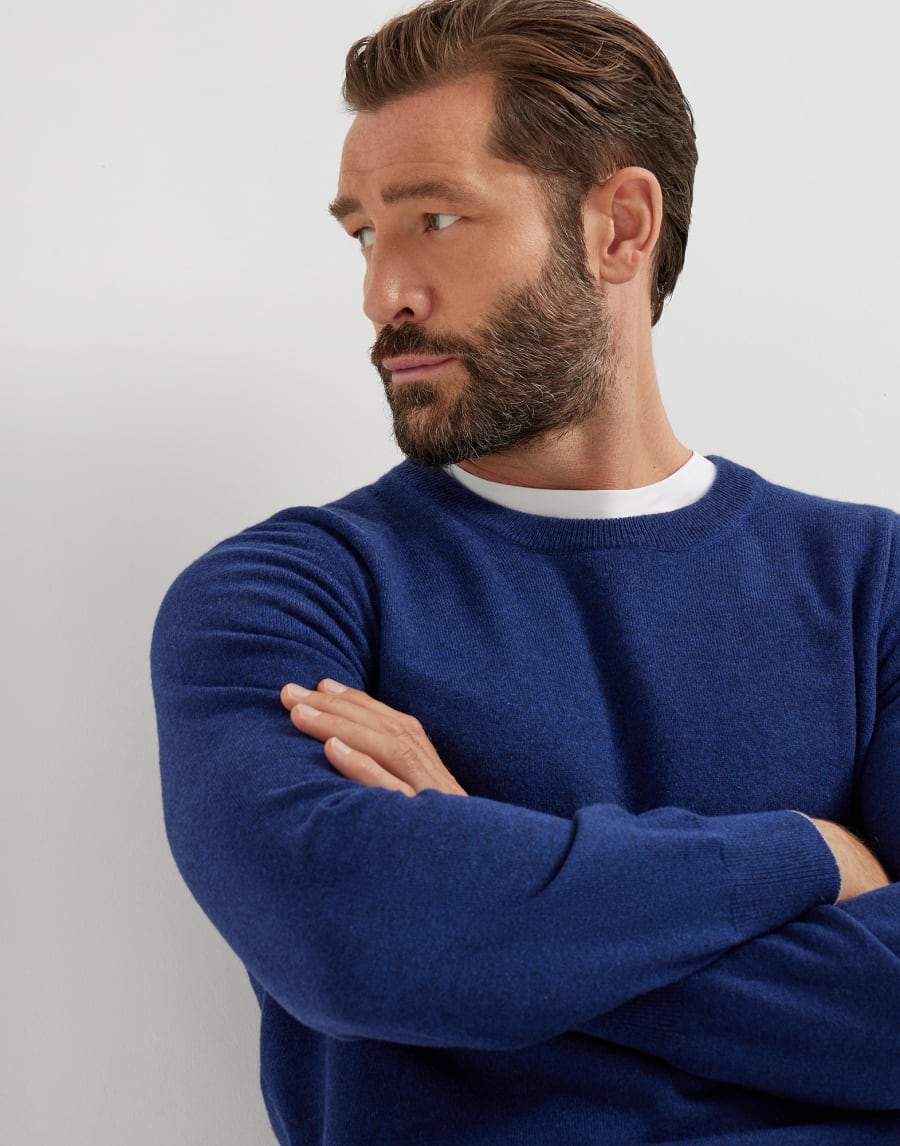 Cashmere sweater Sapphire Man - Brunello Cucinelli