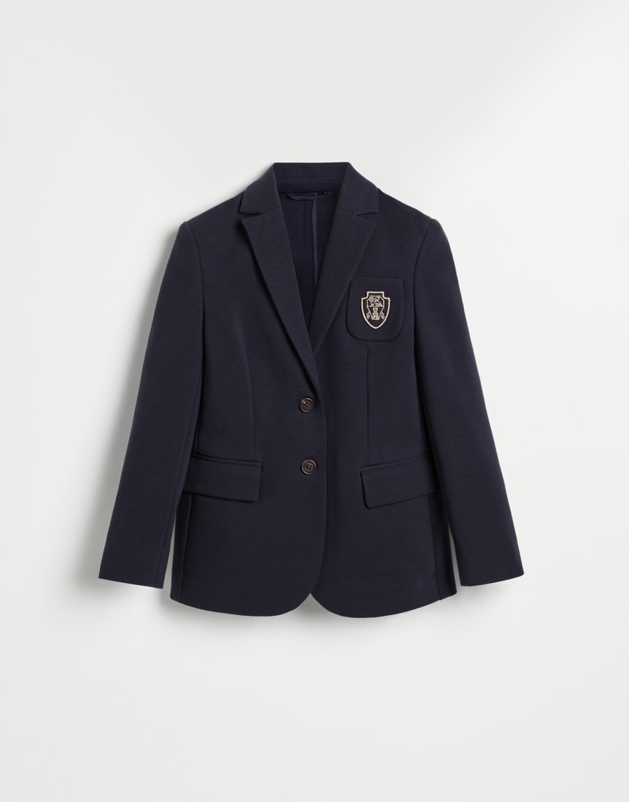Equestrian blazer Blue Girls - Brunello Cucinelli