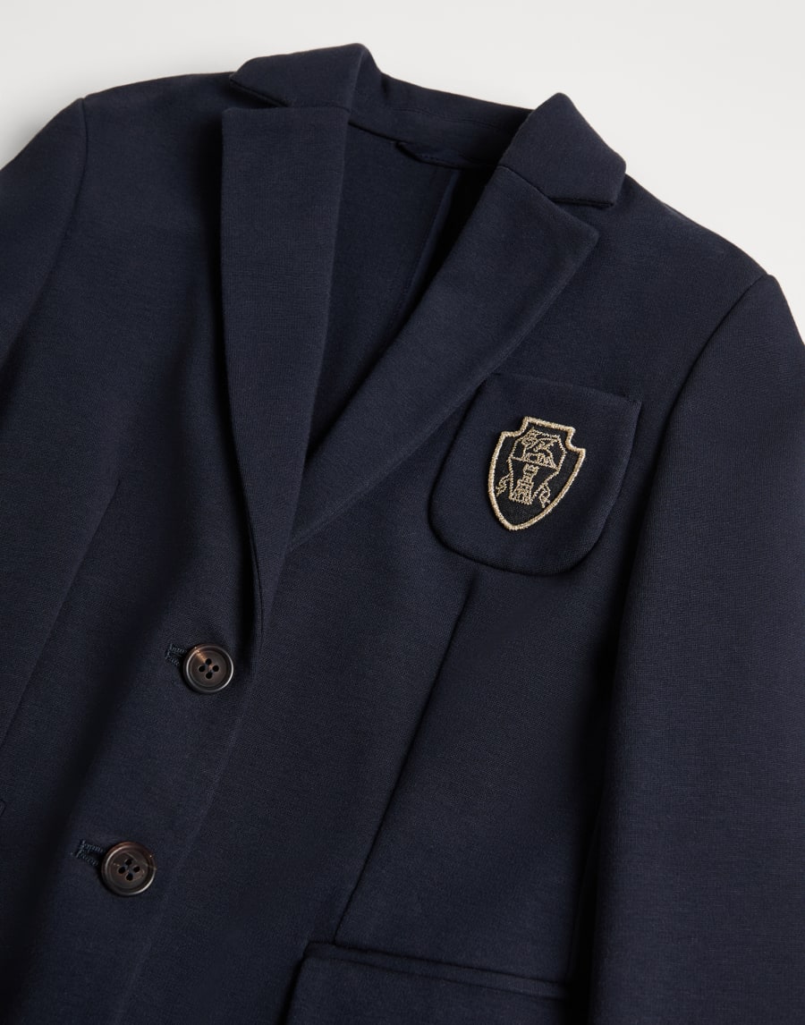 Equestrian blazer Blue Girls - Brunello Cucinelli