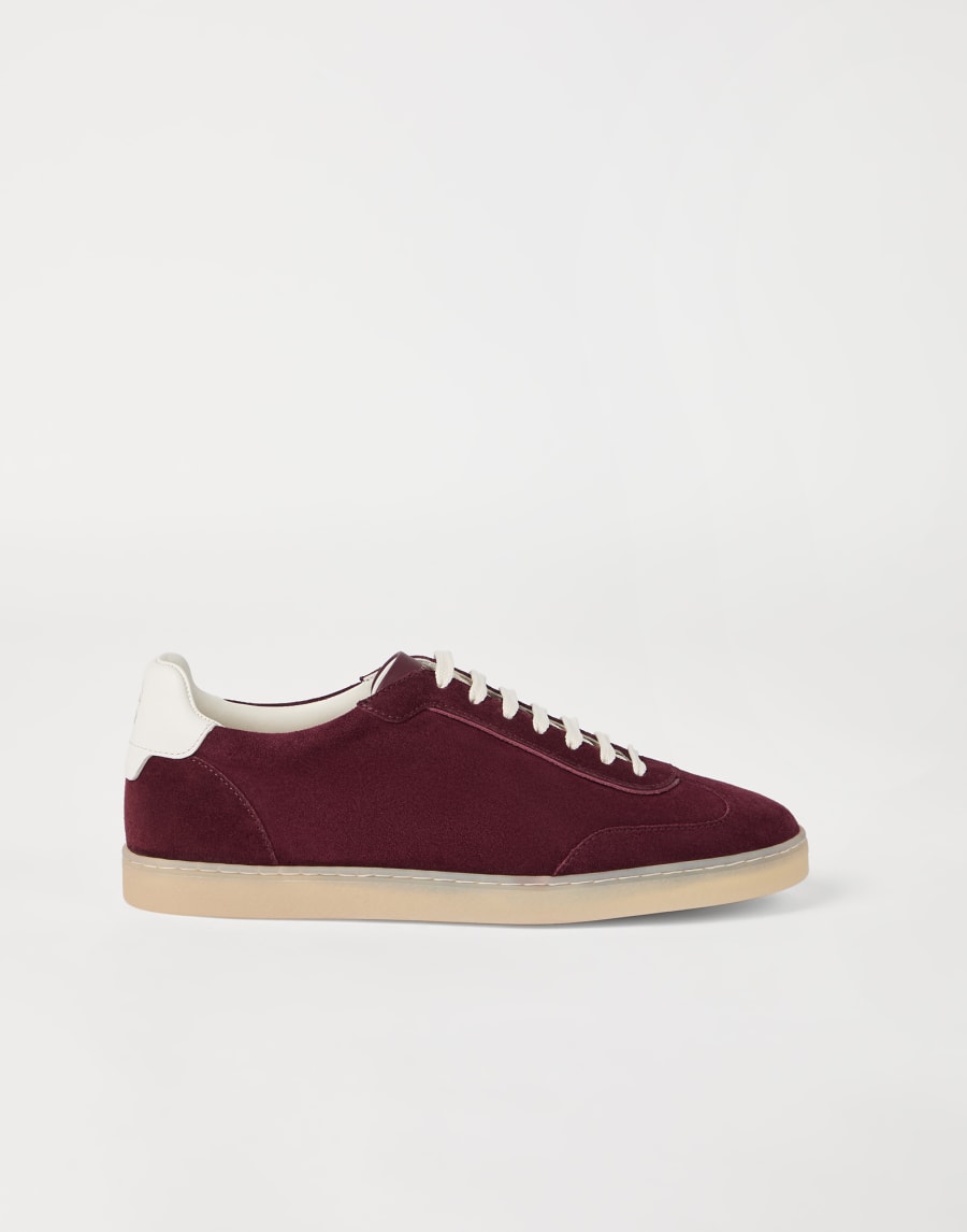 Suede sneakers Amaranth Man - Brunello Cucinelli