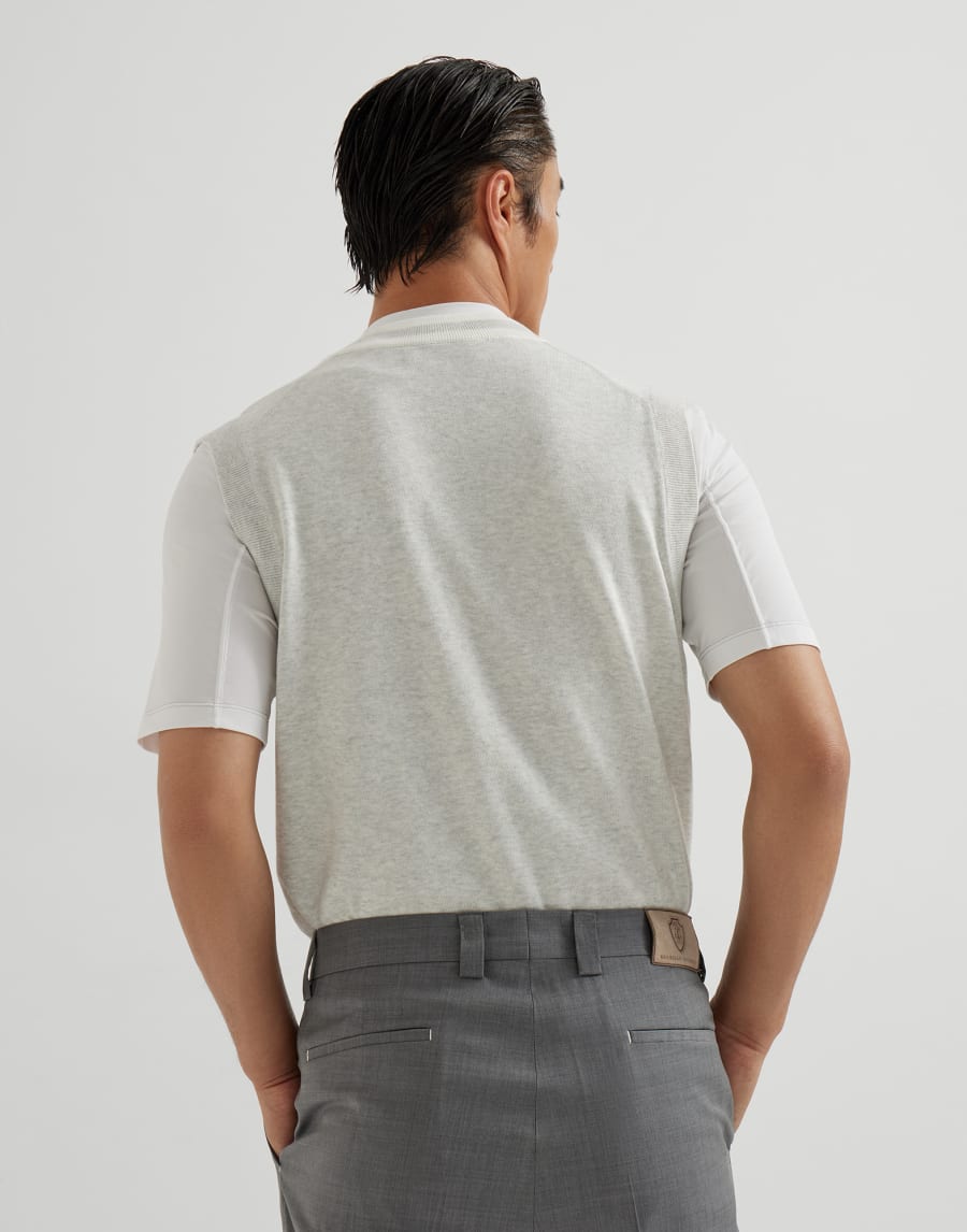 Cotton vest Fog Man - Brunello Cucinelli