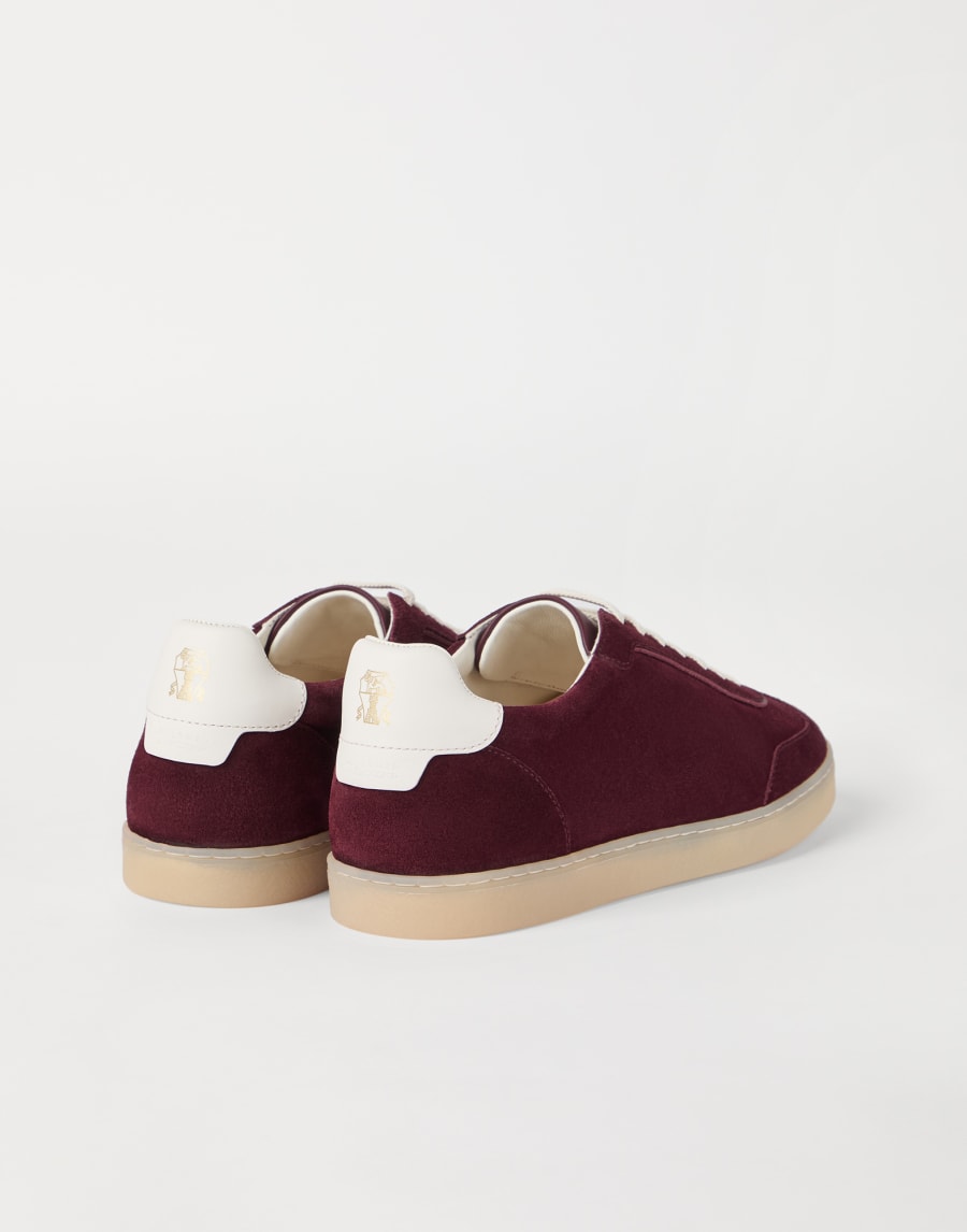 Suede sneakers Amaranth Man - Brunello Cucinelli