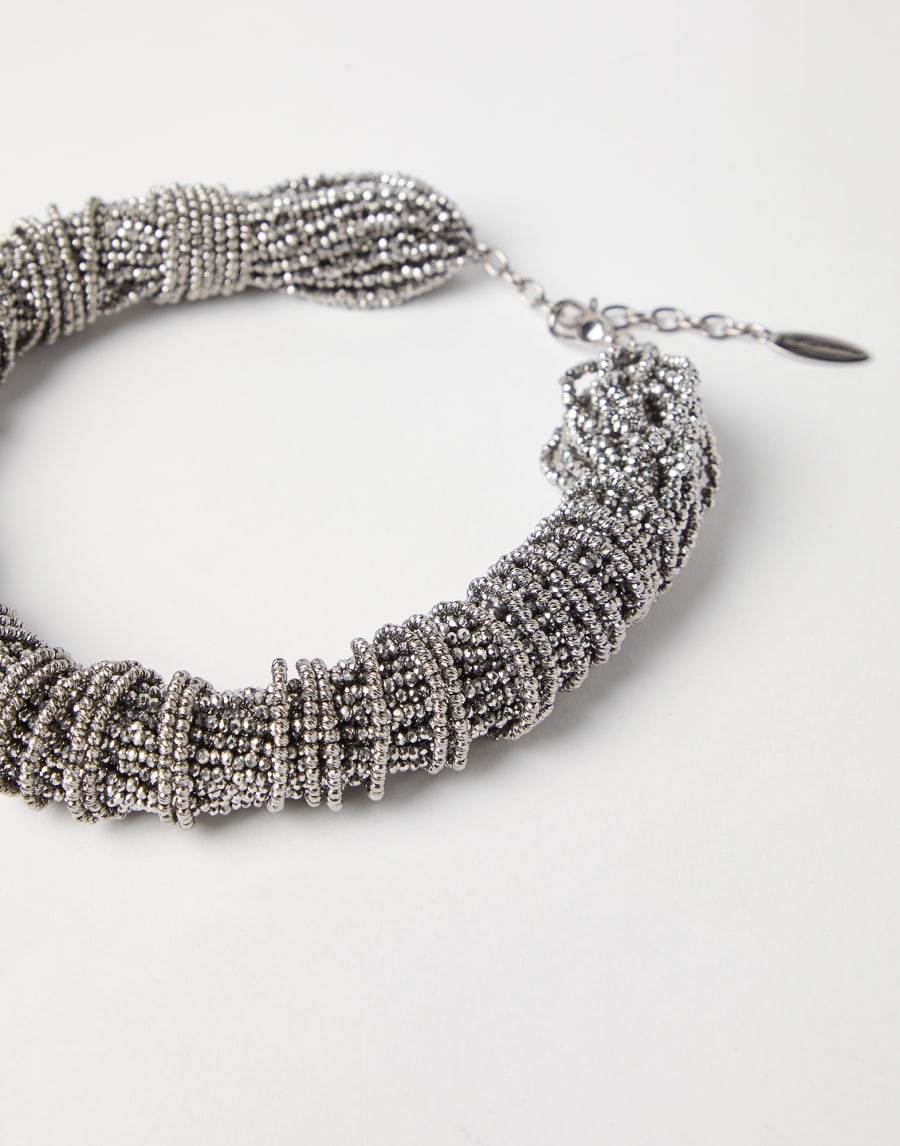 Vetro and Silver choker Silver Woman - Brunello Cucinelli