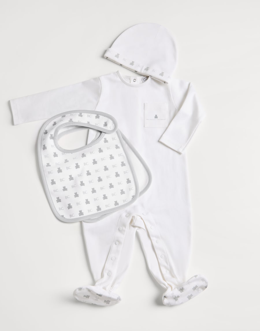 Baby set Light Grey Baby - Brunello Cucinelli