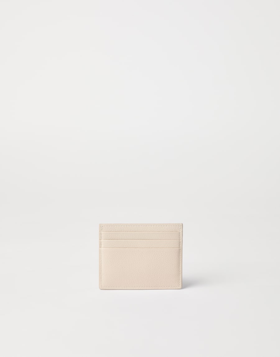 Leather card case Ivory Woman - Brunello Cucinelli