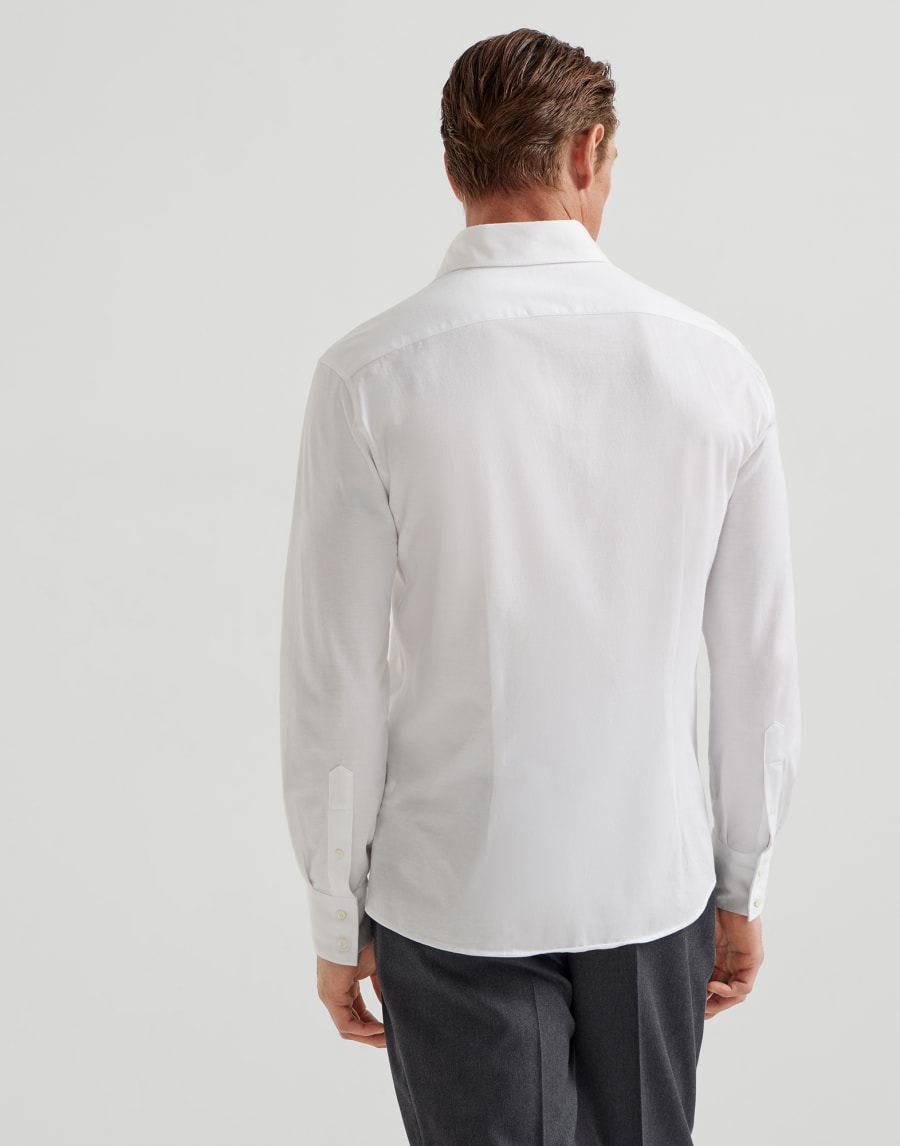 Basic fit shirt White Man - Brunello Cucinelli