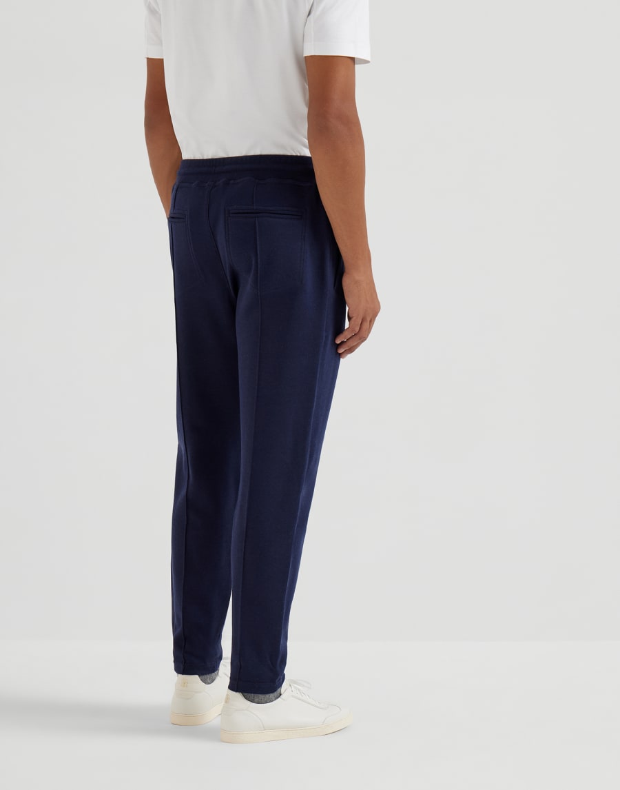 Pantalón con Crête Cobalto Hombre - Brunello Cucinelli