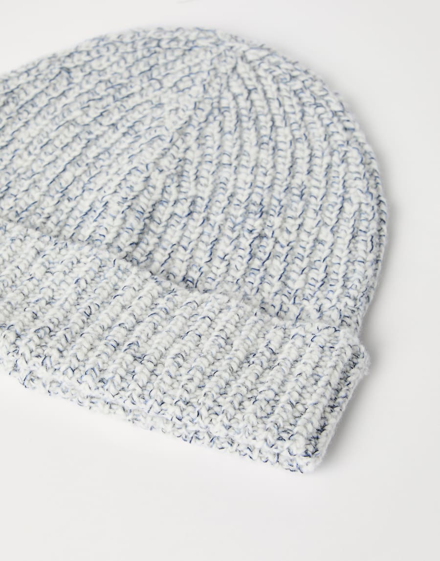 Knit beanie Sky Blue Man - Brunello Cucinelli
