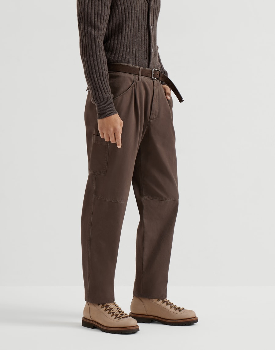 Брюки Ergonomic Коричневый Мужчина - Brunello Cucinelli