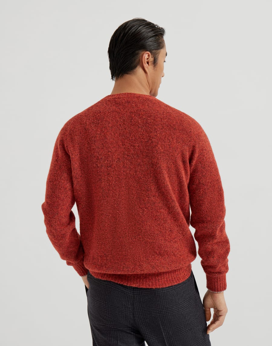 도네갈 스웨터 오렌지 남성 - Brunello Cucinelli