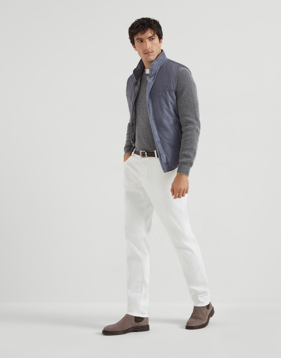 コンフォートデニム トラウザーズ スノー メンズ - Brunello Cucinelli