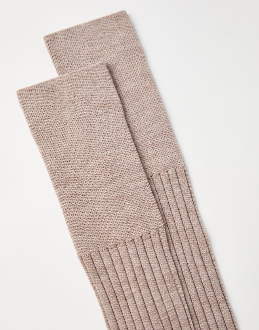 Ribbed socks Hazelnut Man - Brunello Cucinelli
