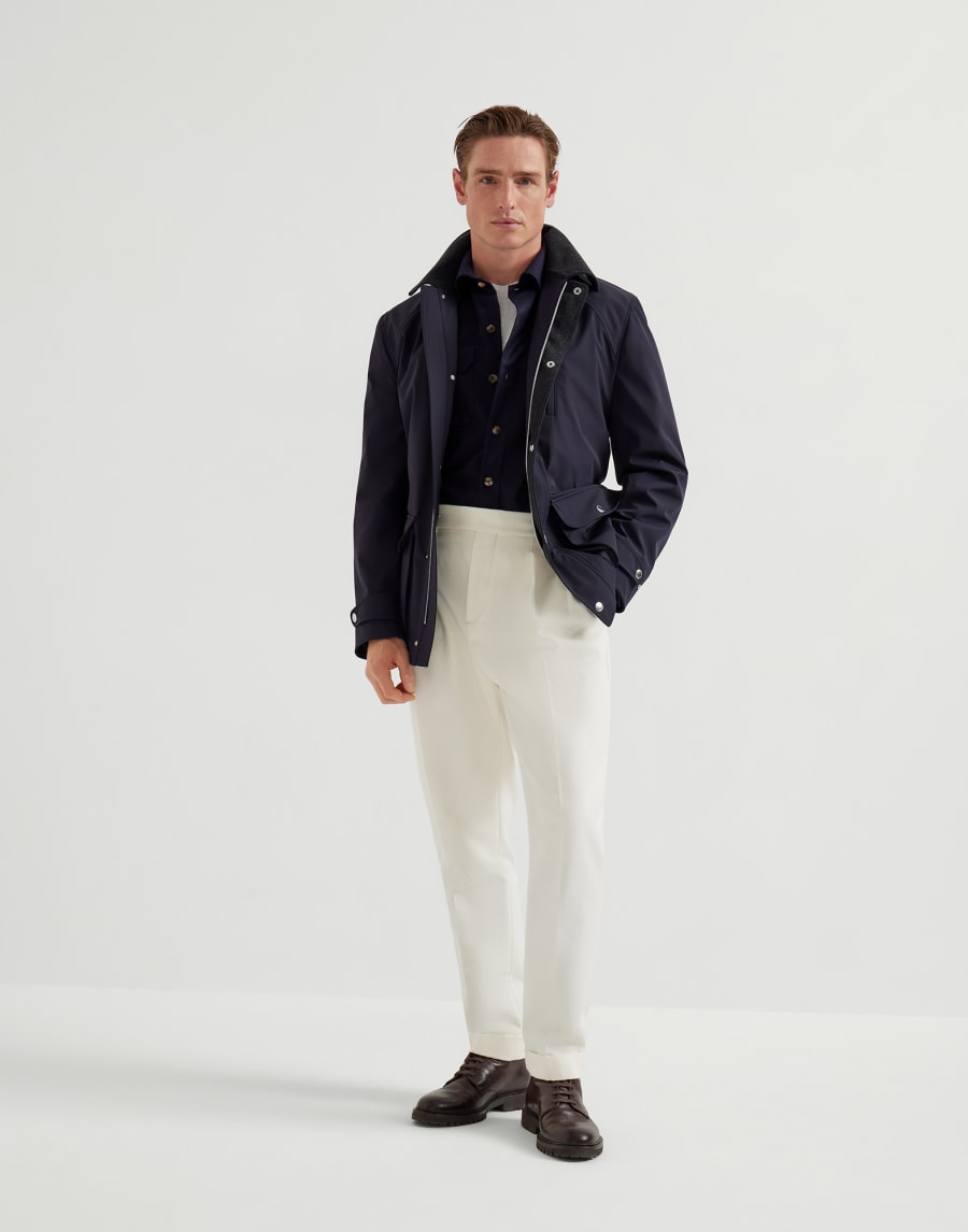 Jersey T-shirt Pearl Grey Man - Brunello Cucinelli