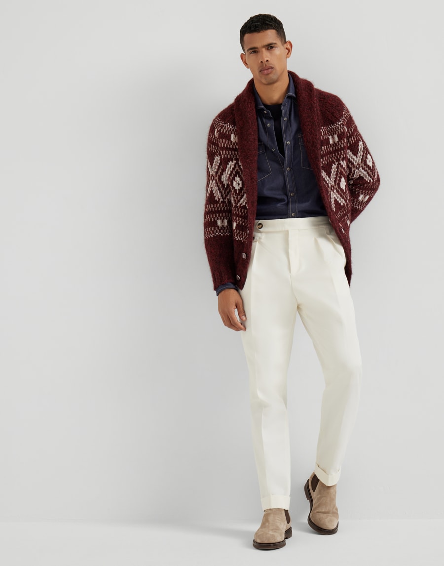 ジャージー Tシャツ ブルー メンズ - Brunello Cucinelli