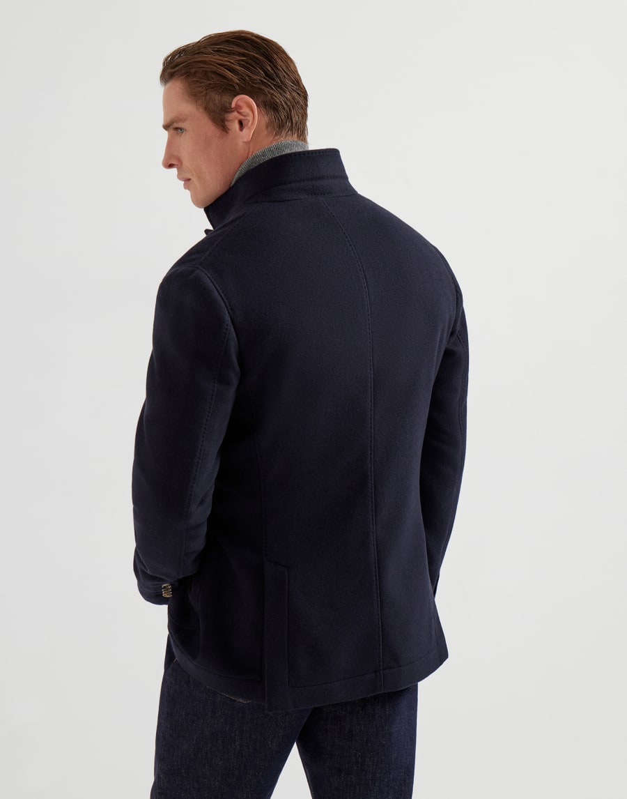 夹克风格外套 夜黑 男款 - Brunello Cucinelli