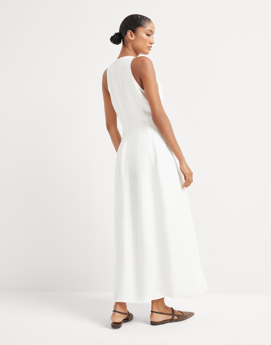 Fluid dress White Woman - Brunello Cucinelli