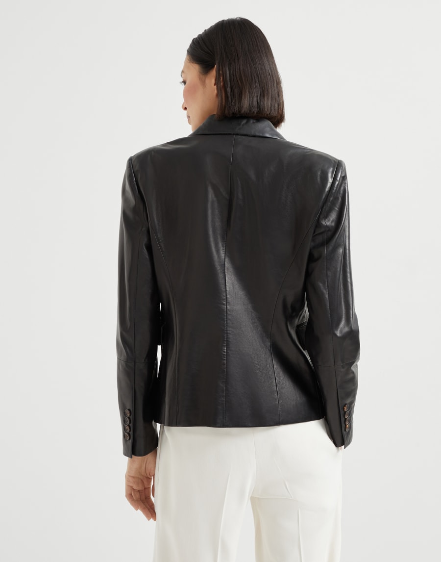 Nappa leather blazer Black Woman - Brunello Cucinelli