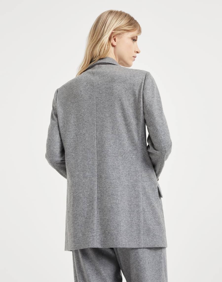 Deconstructed blazer Grey Woman - Brunello Cucinelli