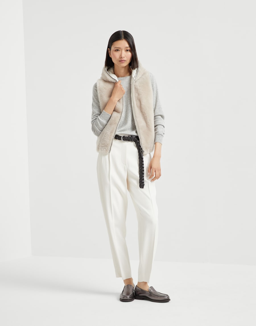 Slouchy trousers Milk Woman - Brunello Cucinelli