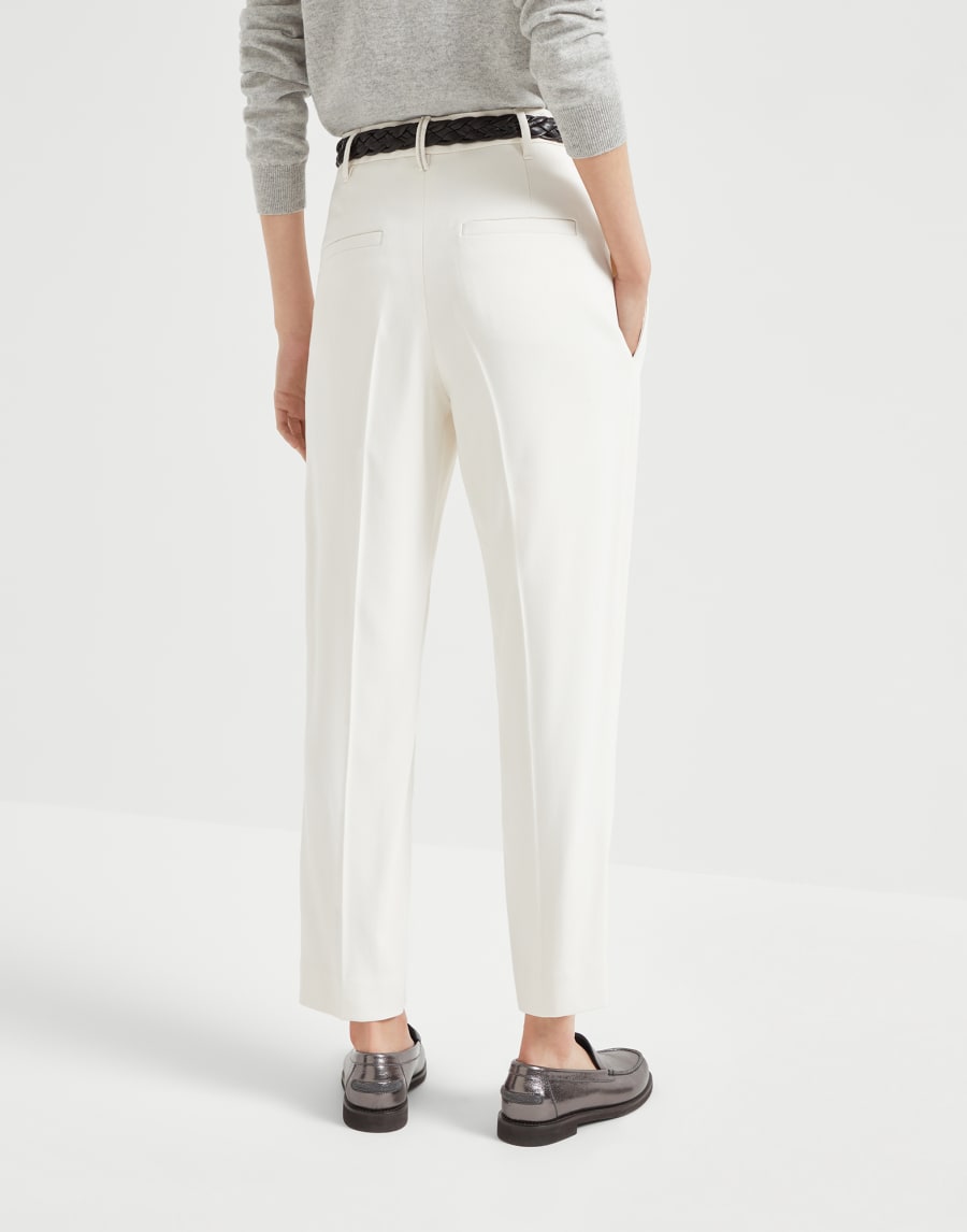 Брюки Slouchy Молочный Женщина - Brunello Cucinelli