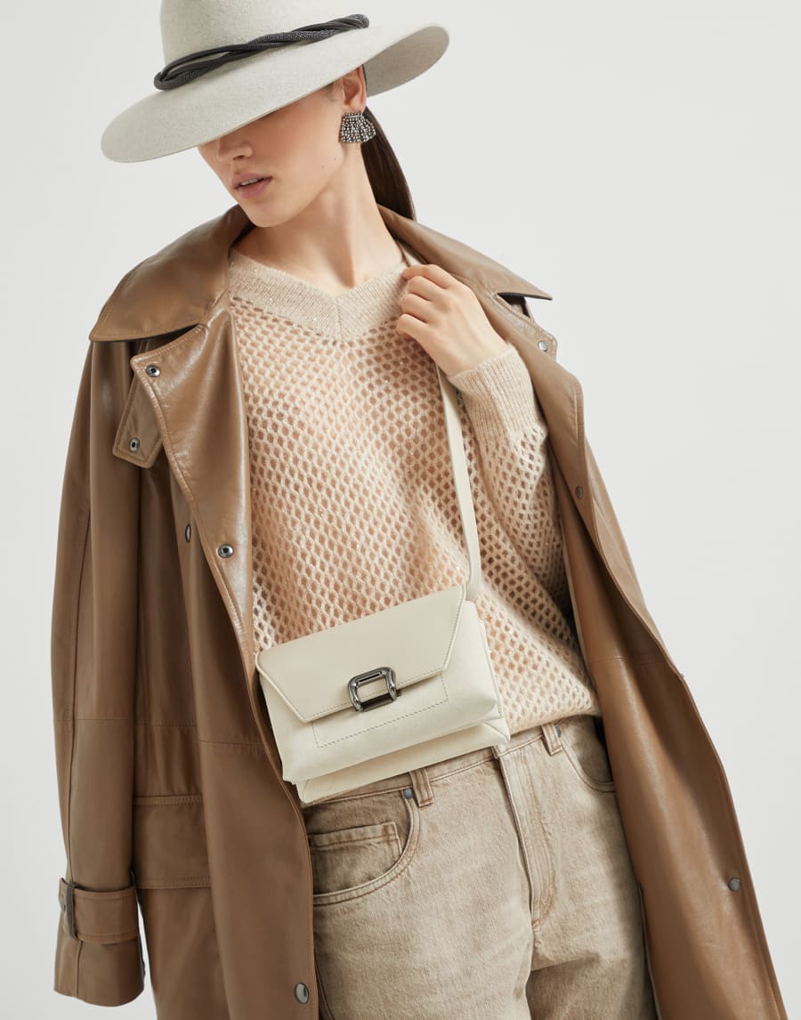 Sartorial small bag Ivory Woman - Brunello Cucinelli