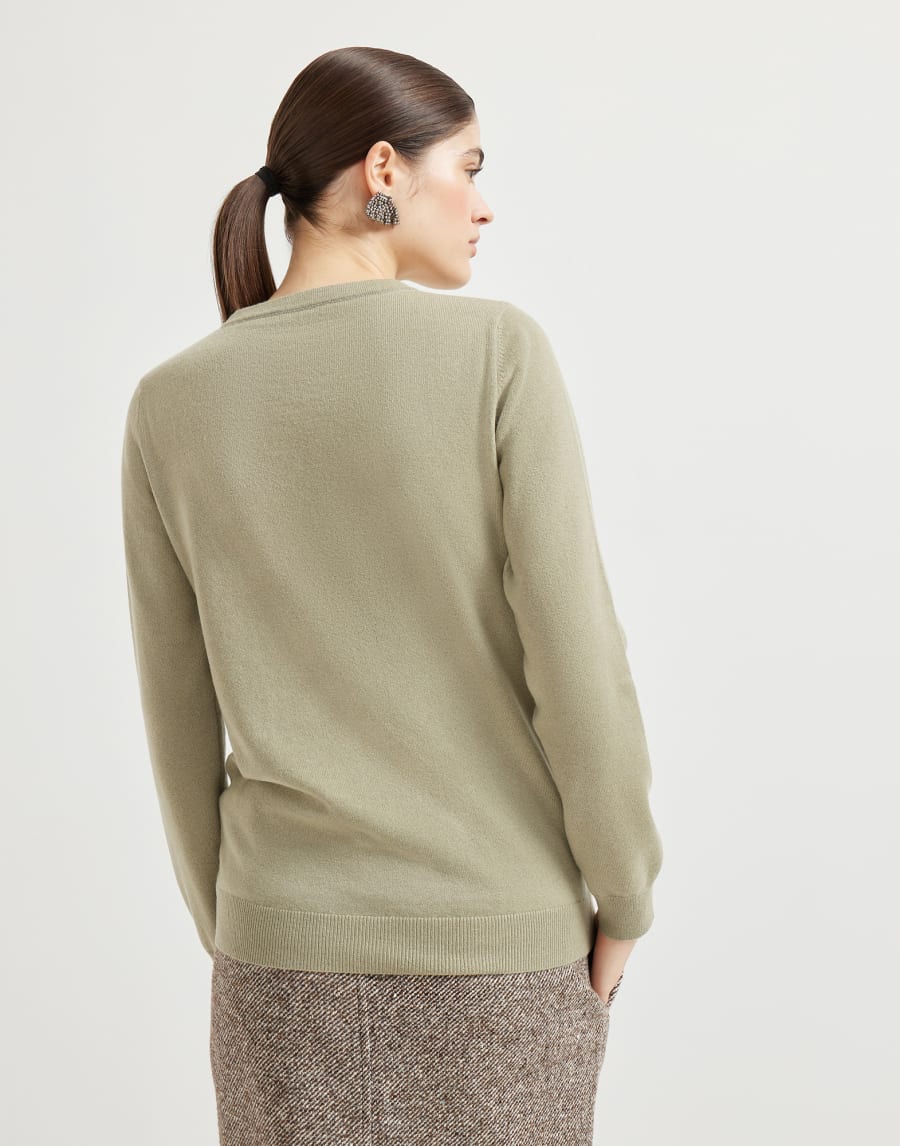 Cashmere sweater Green Woman - Brunello Cucinelli