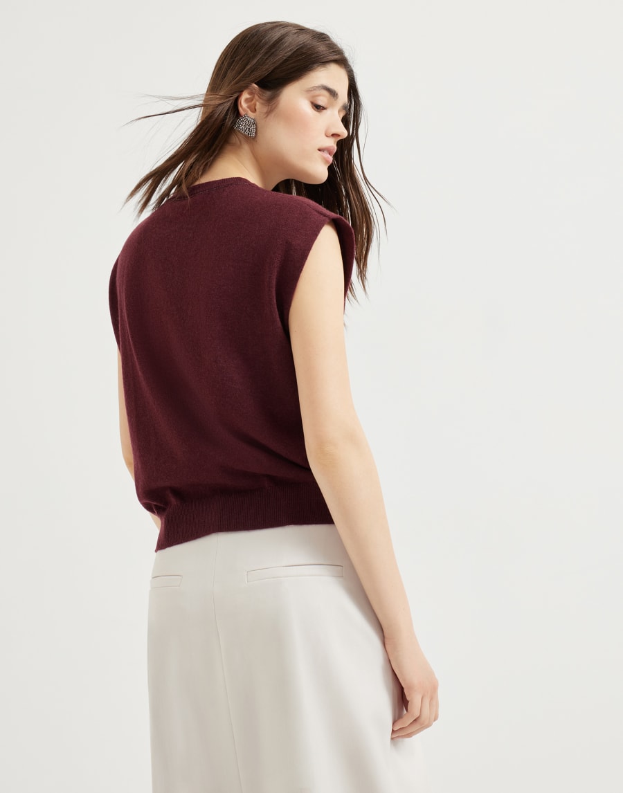 Cashmere sweater Amaranth Woman - Brunello Cucinelli