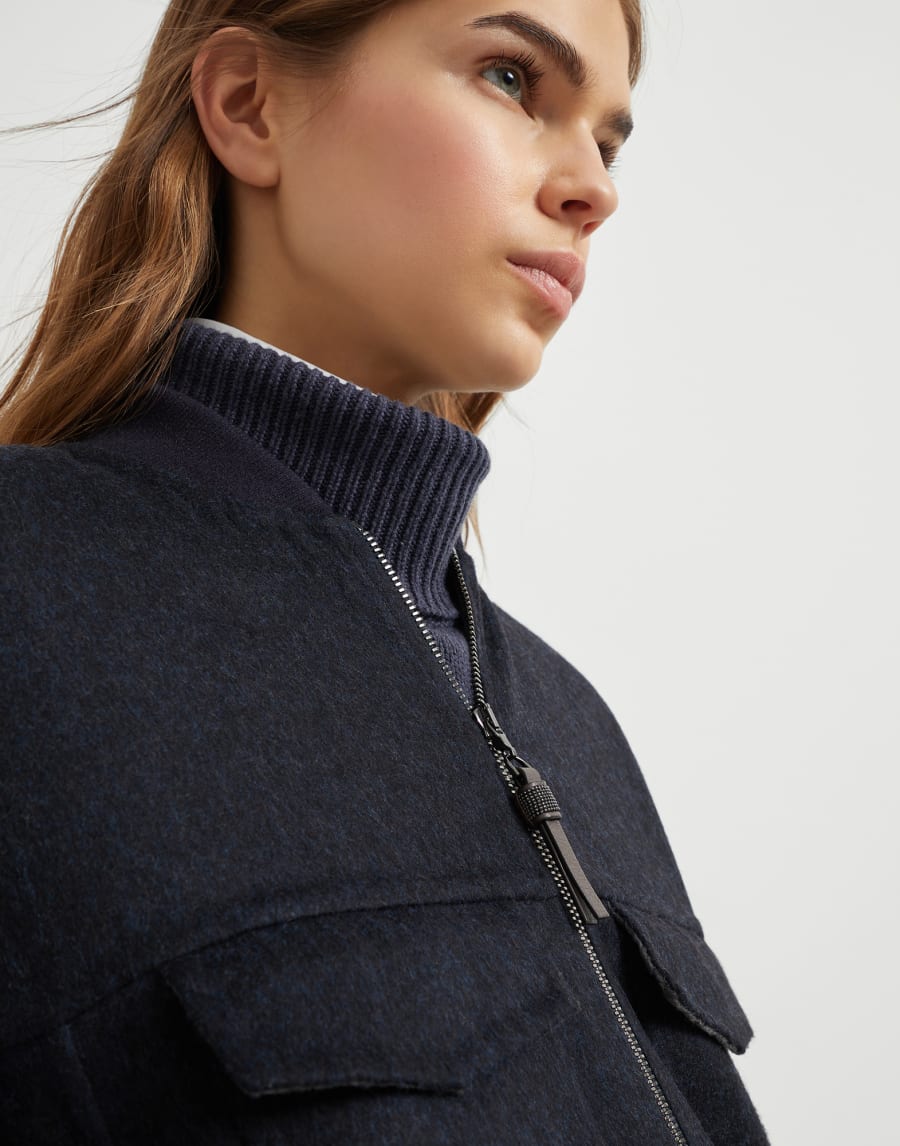 Hand-crafted bomber jacket Night Woman - Brunello Cucinelli