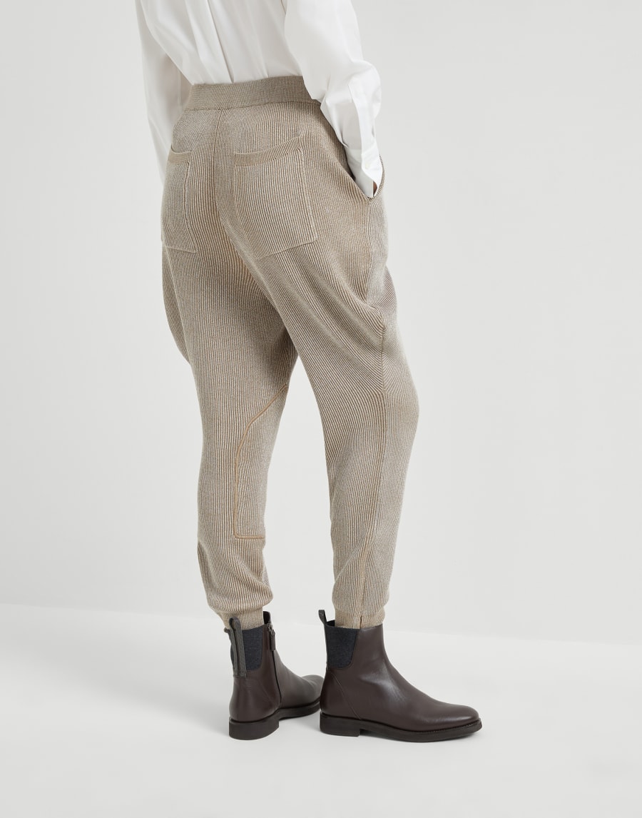 Equestrian trousers Warm Beige Woman - Brunello Cucinelli