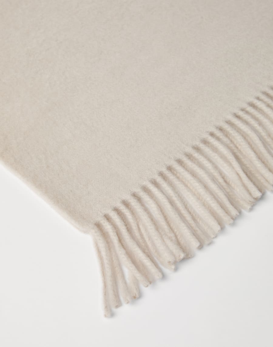 Cashmere scarf Buff Woman - Brunello Cucinelli