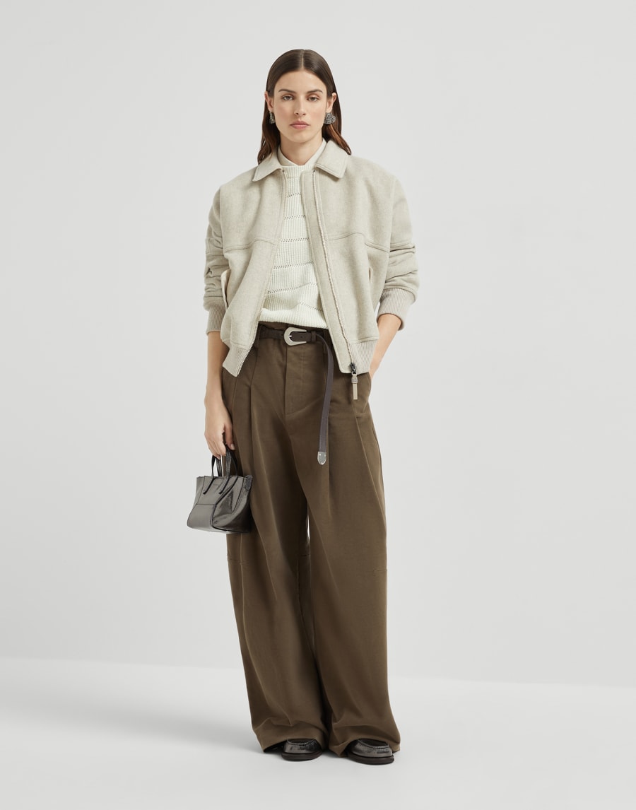 Dazzling cashmere and wool sweater Butter Woman - Brunello Cucinelli