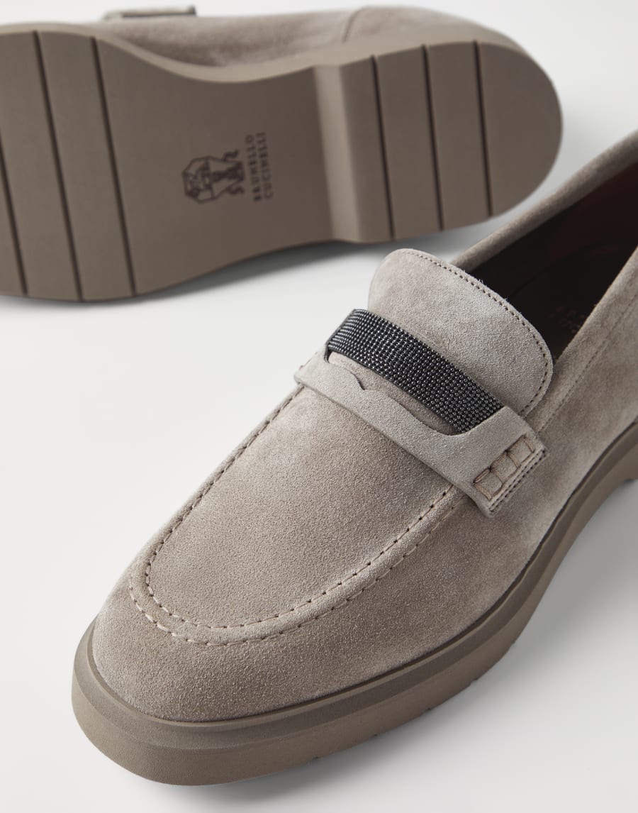 Penny loafers Light Grey Woman - Brunello Cucinelli