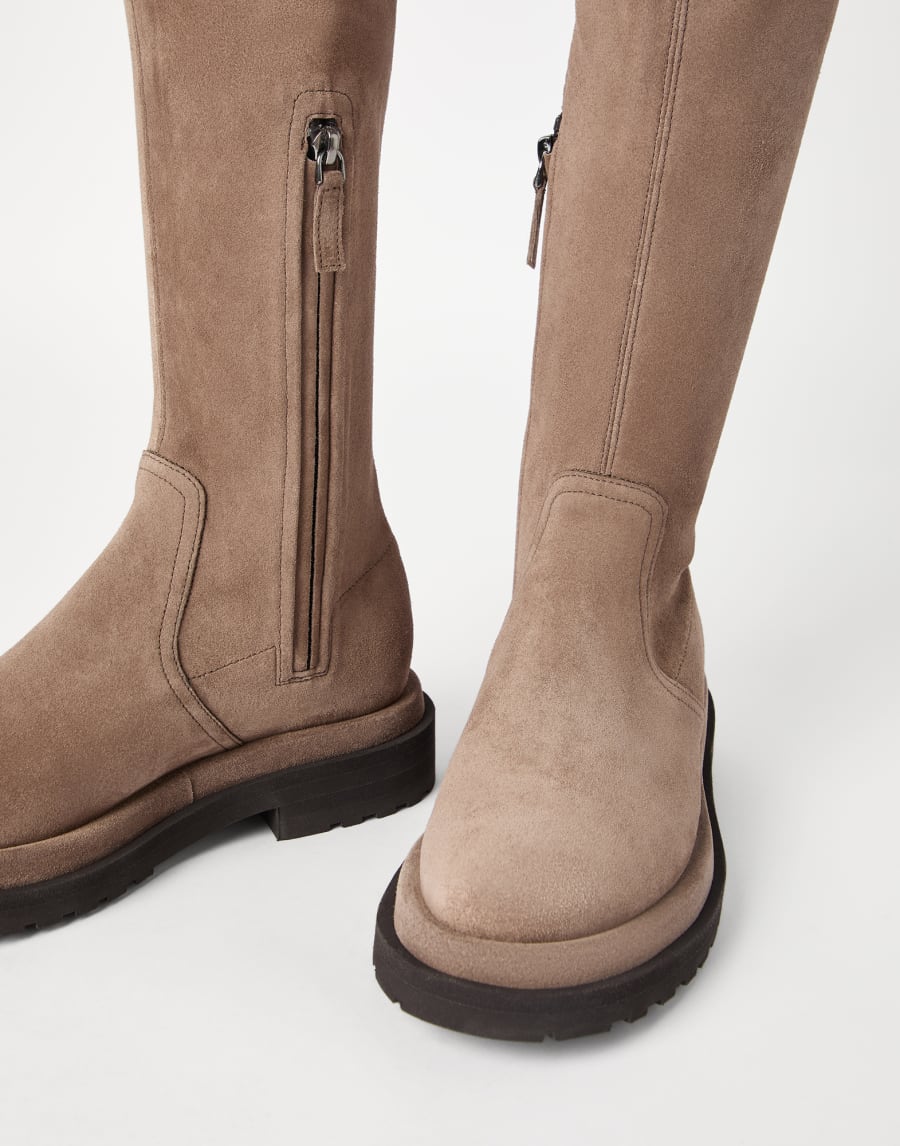Botas sobre la rodilla Marrón Mujer - Brunello Cucinelli