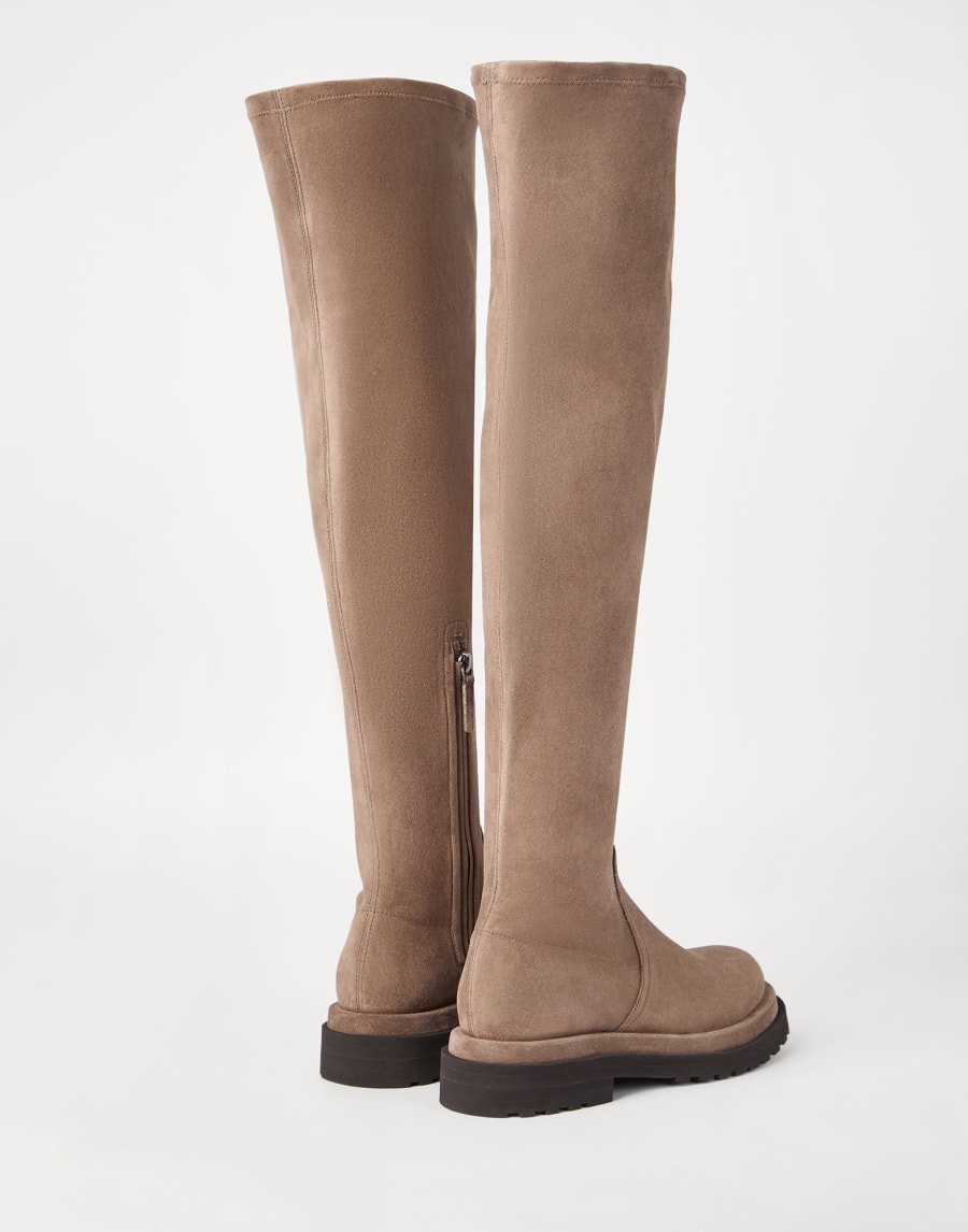 Over-the-Knee boots Brown Woman - Brunello Cucinelli