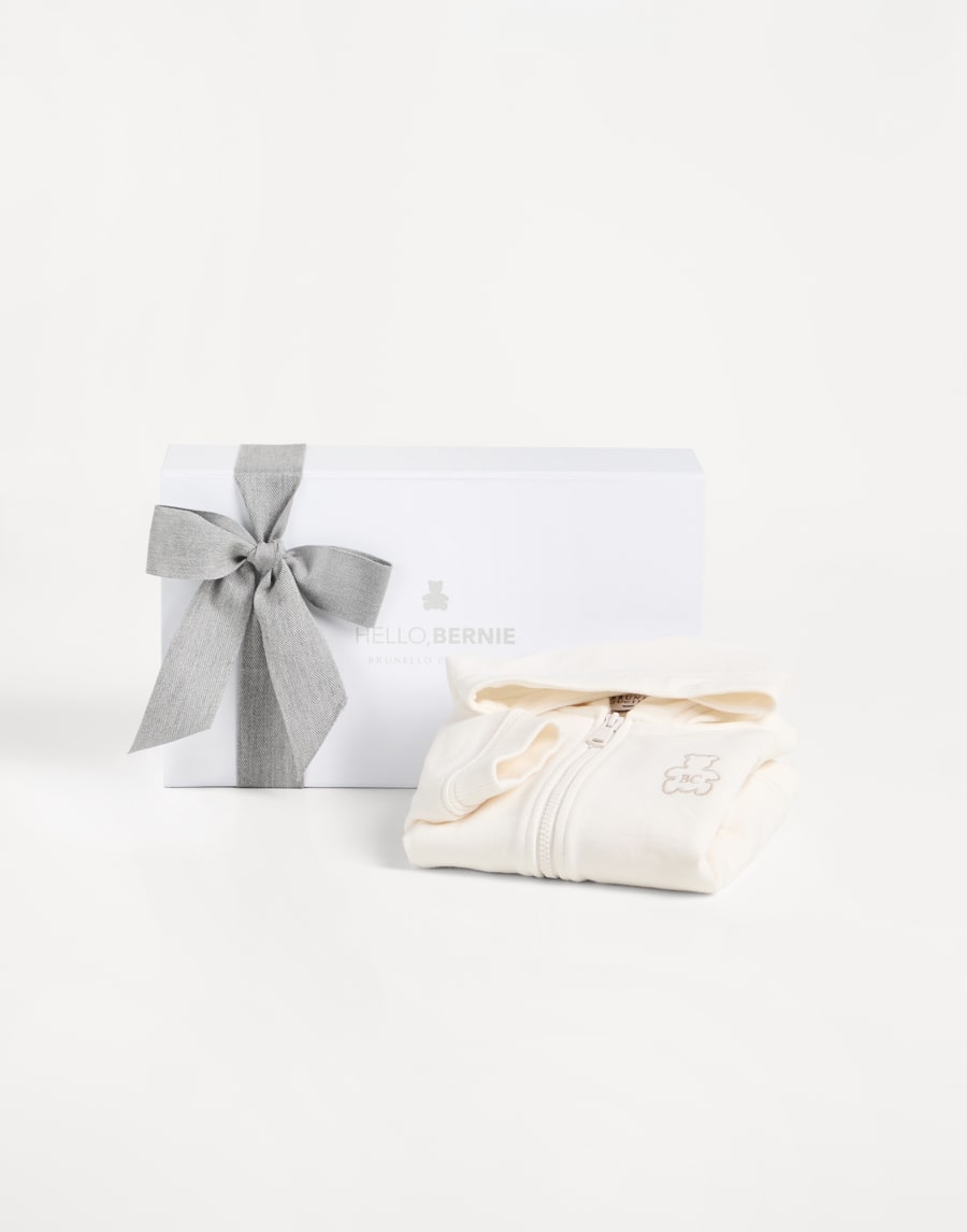 French terry Baby Bernie sweatshirt Panama Baby - Brunello Cucinelli