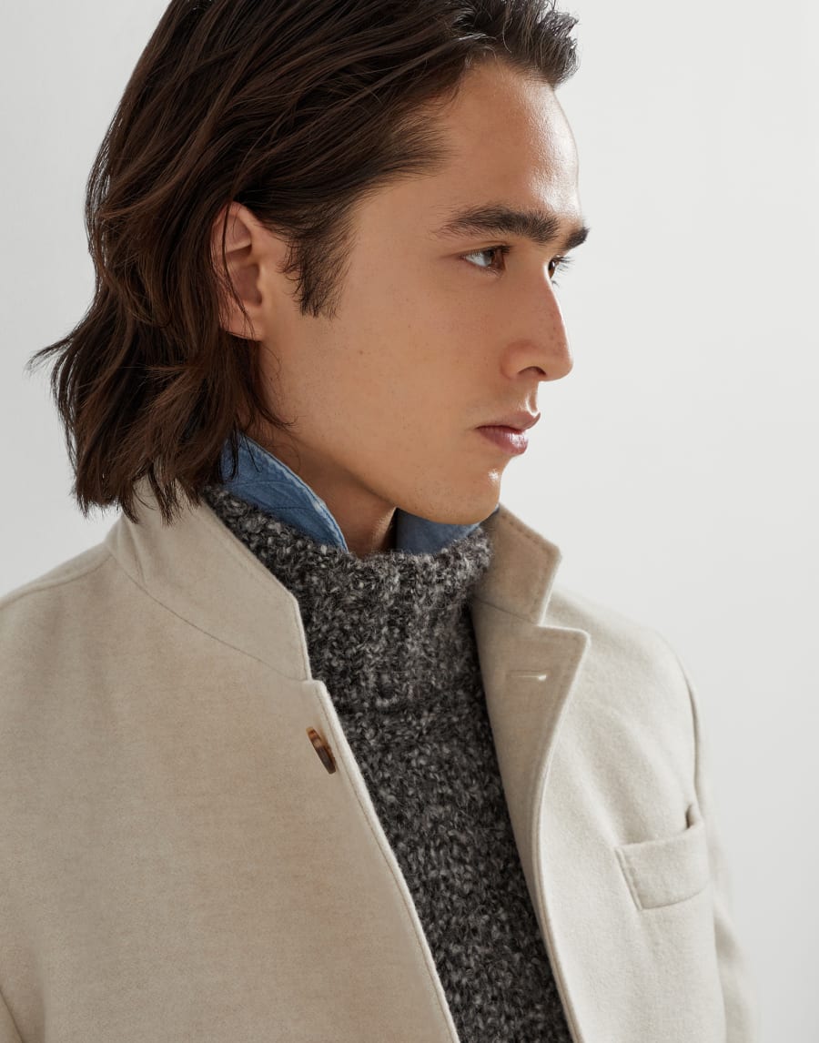 Outerwear stile giacca Beige Chiaro Uomo - Brunello Cucinelli