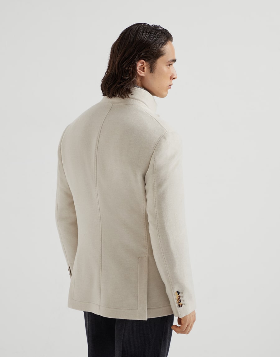 Outerwear stile giacca Beige Chiaro Uomo - Brunello Cucinelli