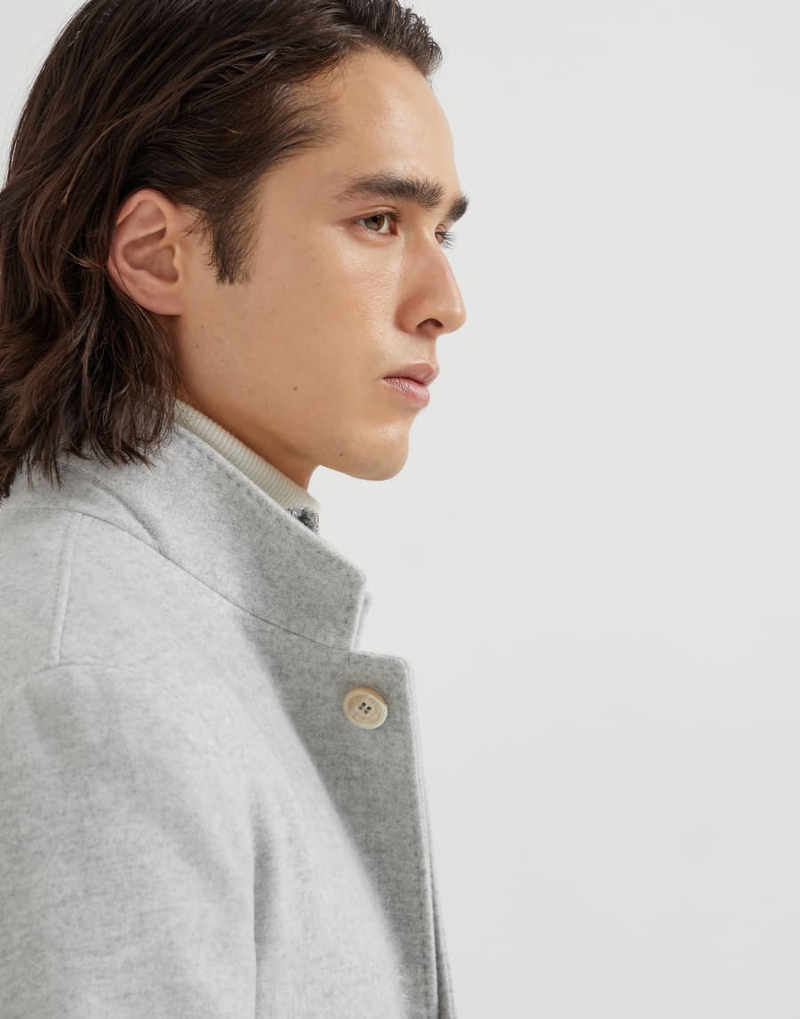 ジャケット風アウターウェア ライトグレー メンズ - Brunello Cucinelli