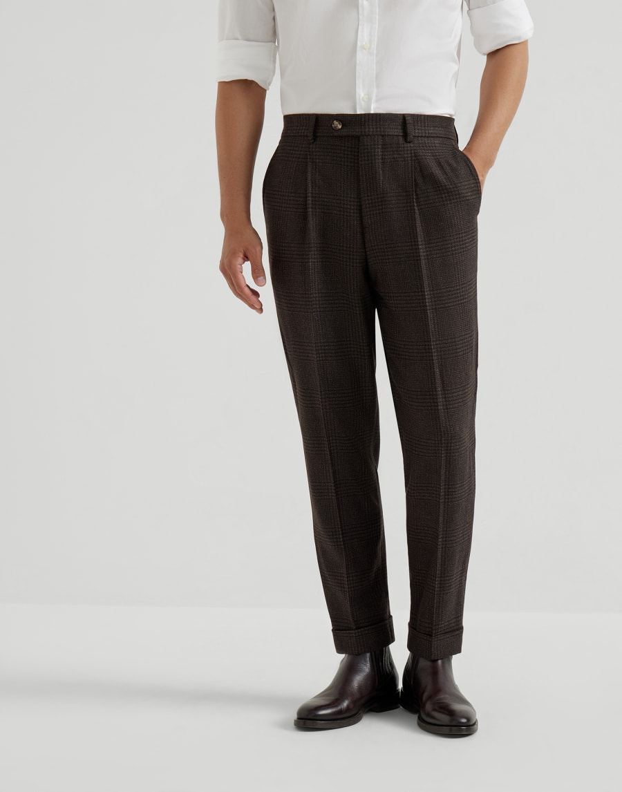 Pantalone leisure fit Marrone Uomo - Brunello Cucinelli