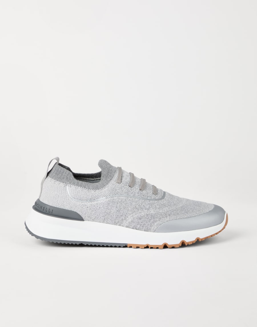 Knit runners Light Grey Man - Brunello Cucinelli