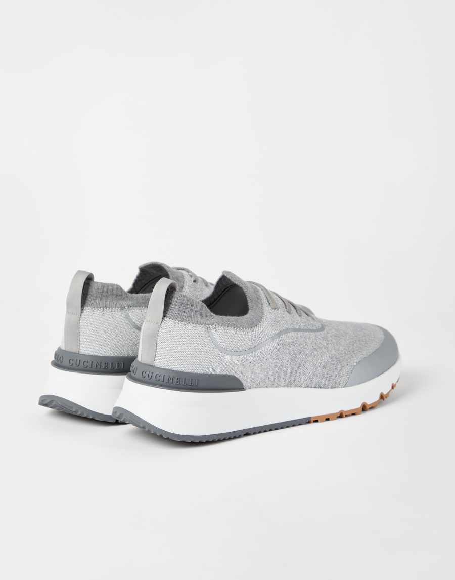 Knit runners Light Grey Man - Brunello Cucinelli