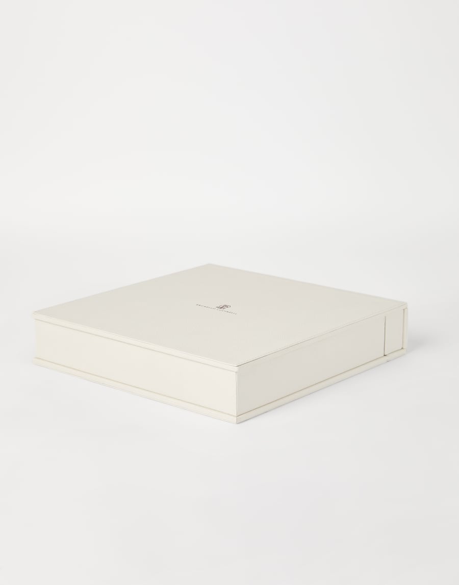 Calfskin glasses organizer Panama Man - Brunello Cucinelli